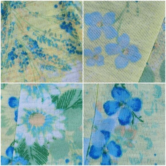 🔺️True Freedom Green, Blue, & Yellow Floral Alexandra Corset Top Large - Picture 8 of 12